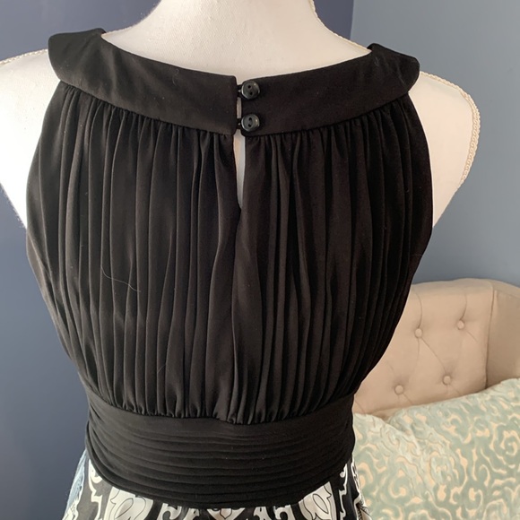 Fun Flirty Special Occasion Dress Size 10 Black Handkerchief Skirt Lined… - Picture 7 of 14